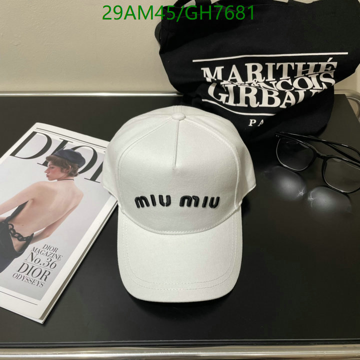 Cap-(Hat)-Miu Miu Code: GH7681 $: 29USD