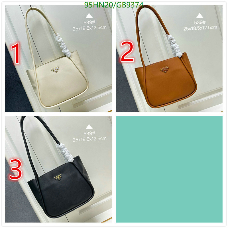 Prada Bag-(4A)-Handbag- Code: GB9374 $: 95USD