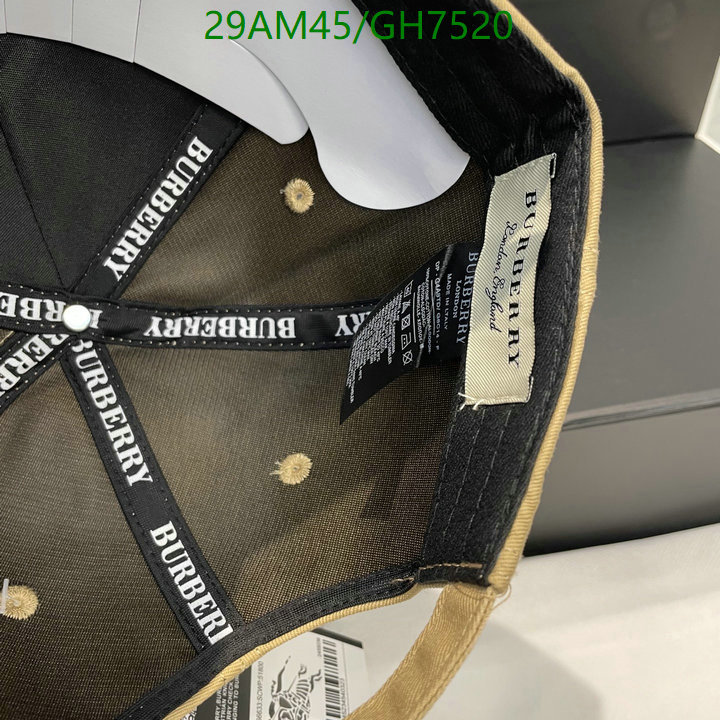 Cap-(Hat)-Burberry Code: GH7520 $: 29USD