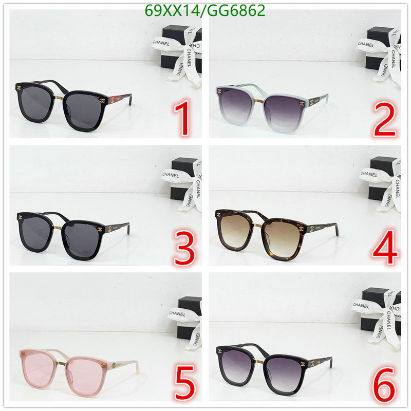 Glasses-Chanel Code: GG6862 $: 69USD