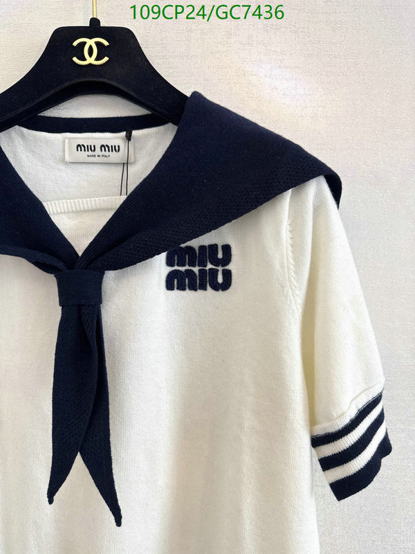 Clothing-MIUMIU Code: GC7436 $: 109USD