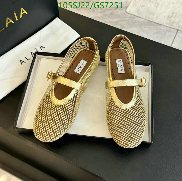 Women Shoes-ALAIA Code: GS7251 $: 105USD
