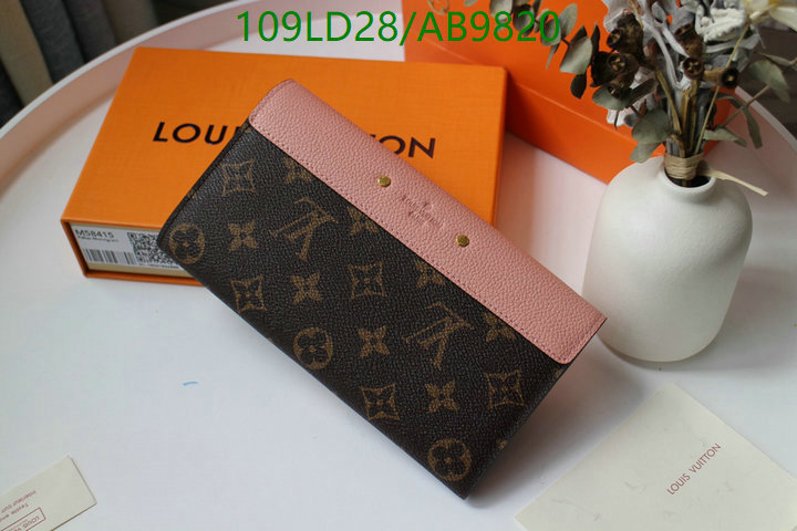 LV Bag-(Mirror)-Wallet- Code: AB9820 $: 109USD
