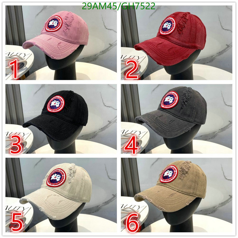 Cap-(Hat)-Canada Goose Code: GH7522 $: 29USD