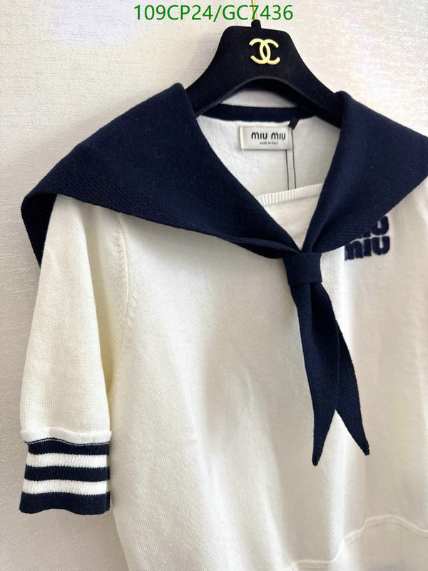 Clothing-MIUMIU Code: GC7436 $: 109USD