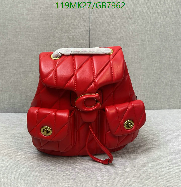 Coach Bag-(4A)-Backpack- Code: GB7962 $: 119USD