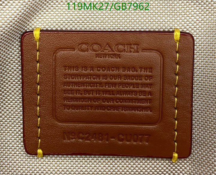 Coach Bag-(4A)-Backpack- Code: GB7962 $: 119USD