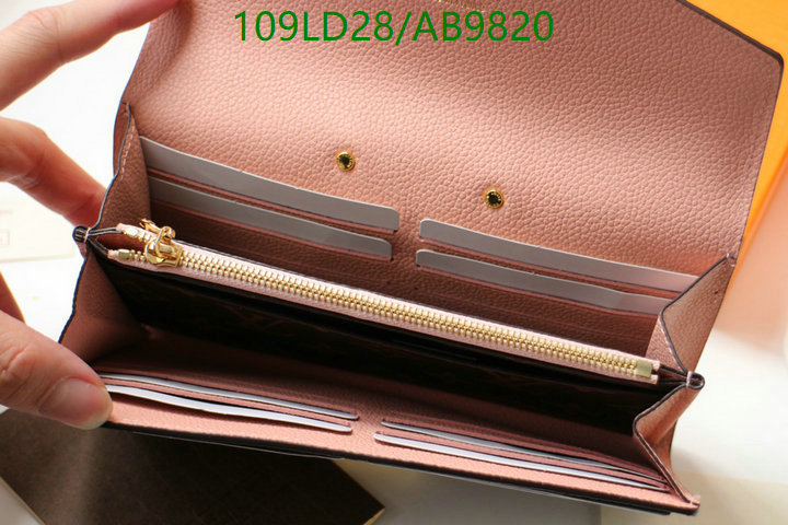 LV Bag-(Mirror)-Wallet- Code: AB9820 $: 109USD