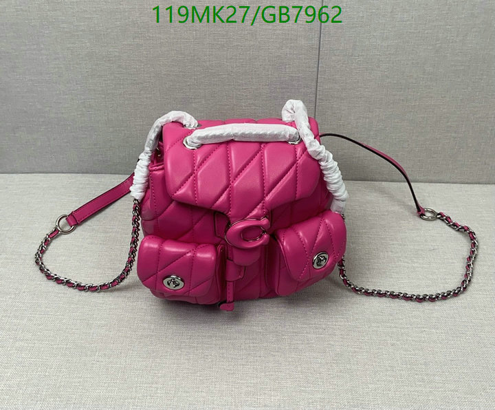Coach Bag-(4A)-Backpack- Code: GB7962 $: 119USD