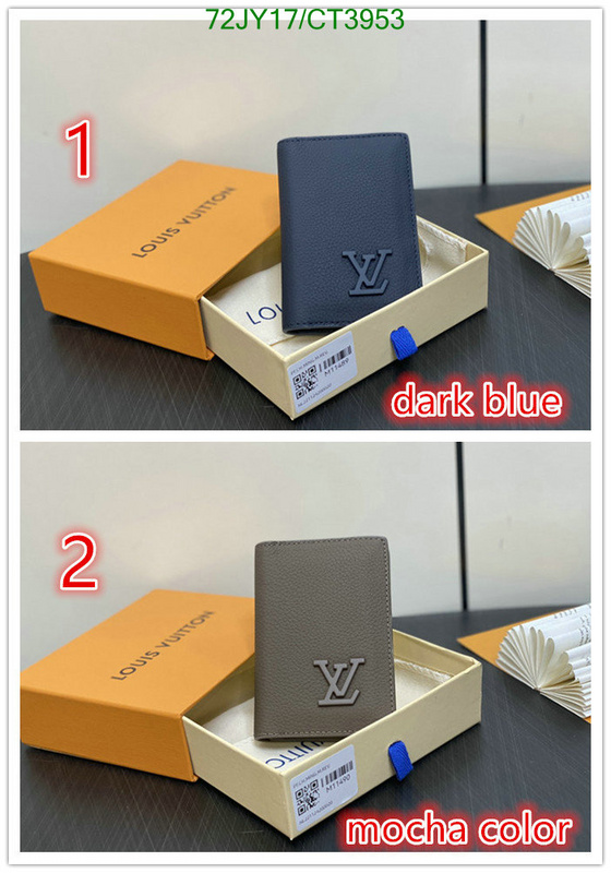 LV Bag-(Mirror)-Wallet- Code: CT3953 $: 72USD