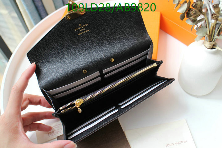 LV Bag-(Mirror)-Wallet- Code: AB9820 $: 109USD