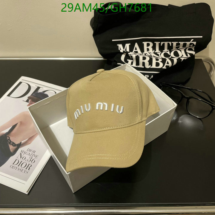 Cap-(Hat)-Miu Miu Code: GH7681 $: 29USD