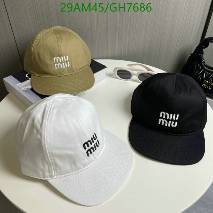 Cap-(Hat)-Miu Miu Code: GH7686 $: 29USD