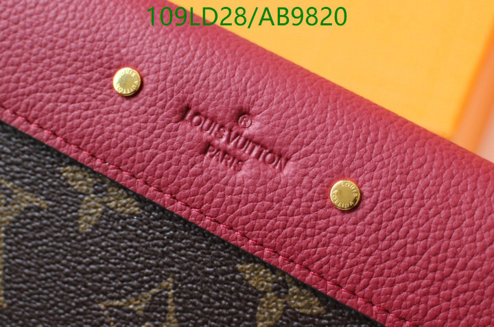LV Bag-(Mirror)-Wallet- Code: AB9820 $: 109USD