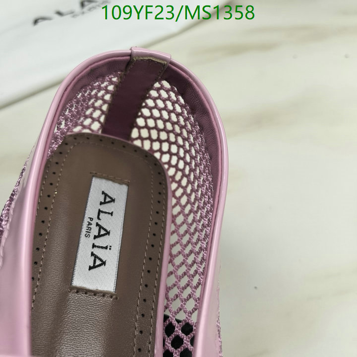 Women Shoes-ALAIA Code: MS1358 $: 109USD