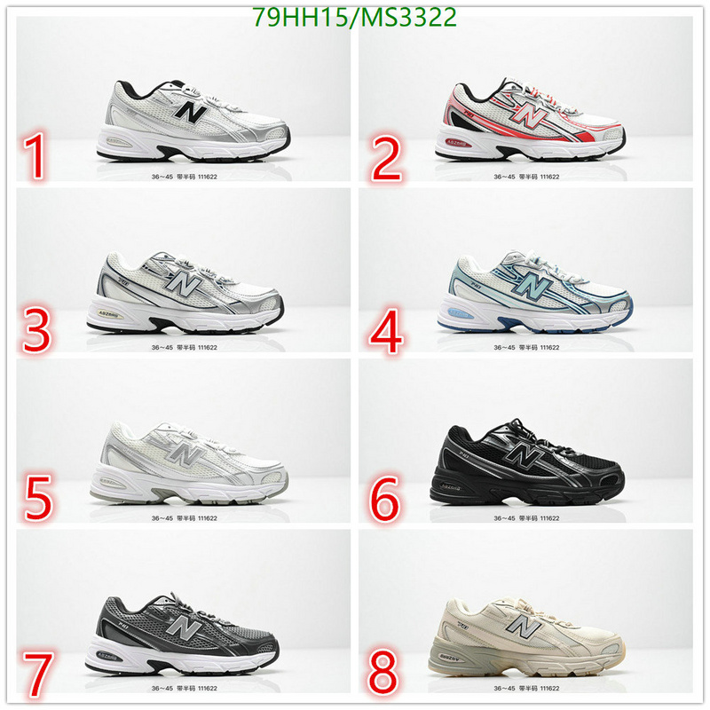 Men shoes-New Balance Code: MS3322 $: 79USD