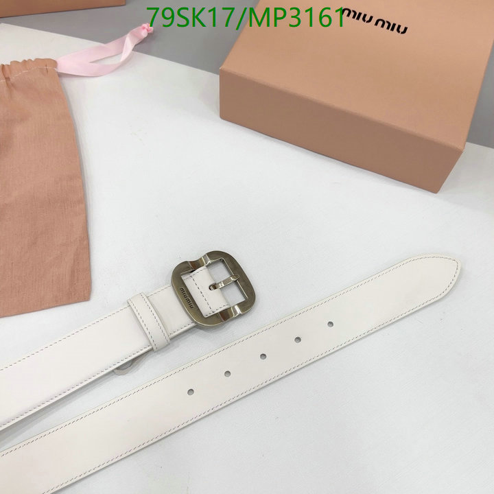 Belts-MIU MIU Code: MP3161 $: 79USD