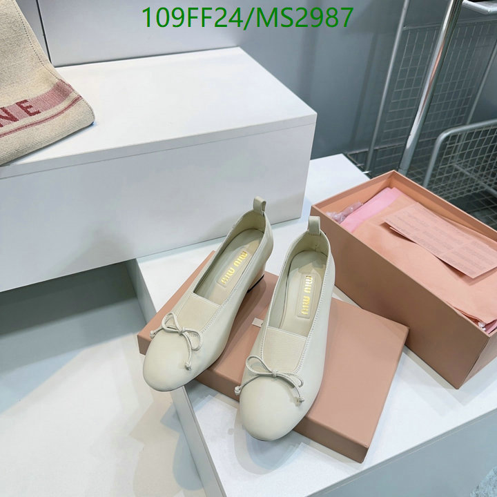 Women Shoes-Miu Miu Code: MS2987 $: 109USD
