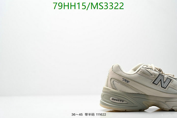 Men shoes-New Balance Code: MS3322 $: 79USD