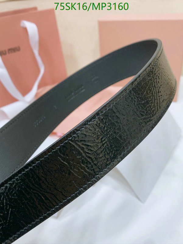 Belts-MIU MIU Code: MP3160 $: 75USD