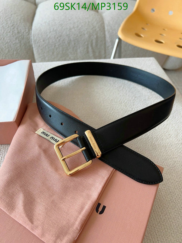 Belts-MIU MIU Code: MP3159 $: 69USD