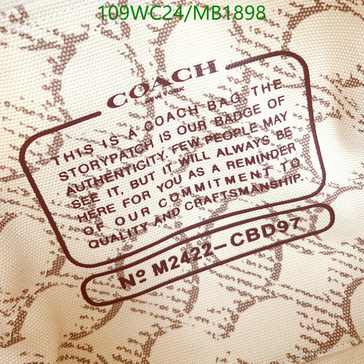 Coach Bag-(4A)-Backpack- Code: MB1898 $: 109USD