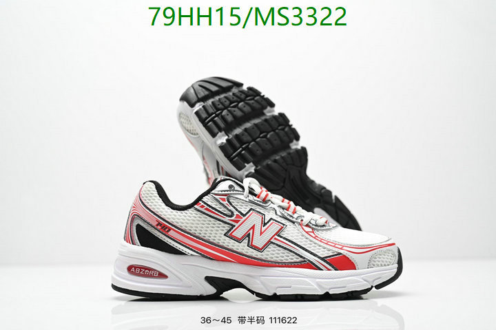 Men shoes-New Balance Code: MS3322 $: 79USD