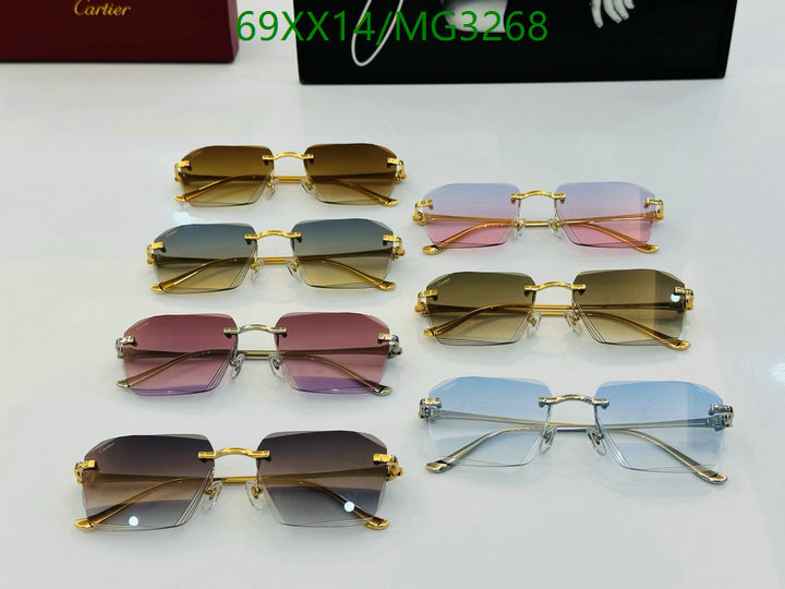 Glasses-Cartier Code: MG3268 $: 69USD
