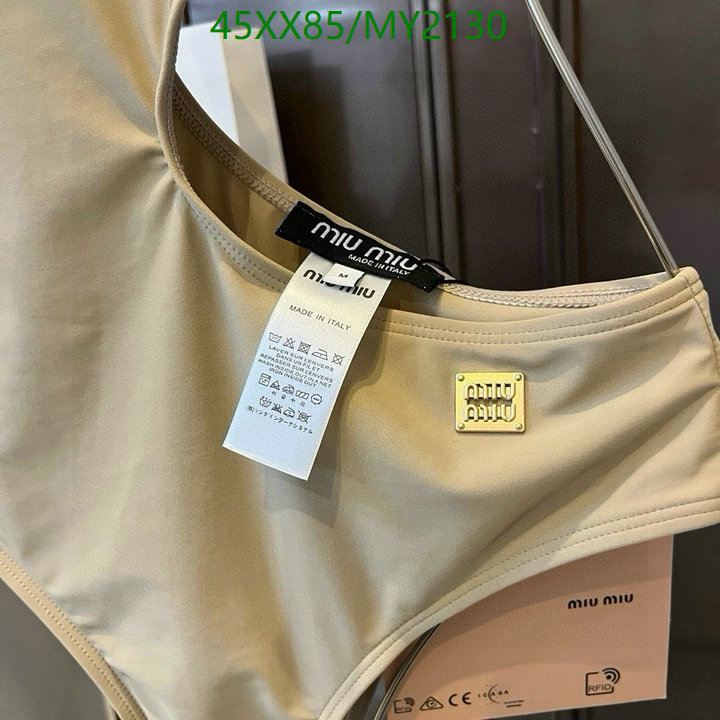 Swimsuit-MIUMIU Code: MY2130 $: 45USD