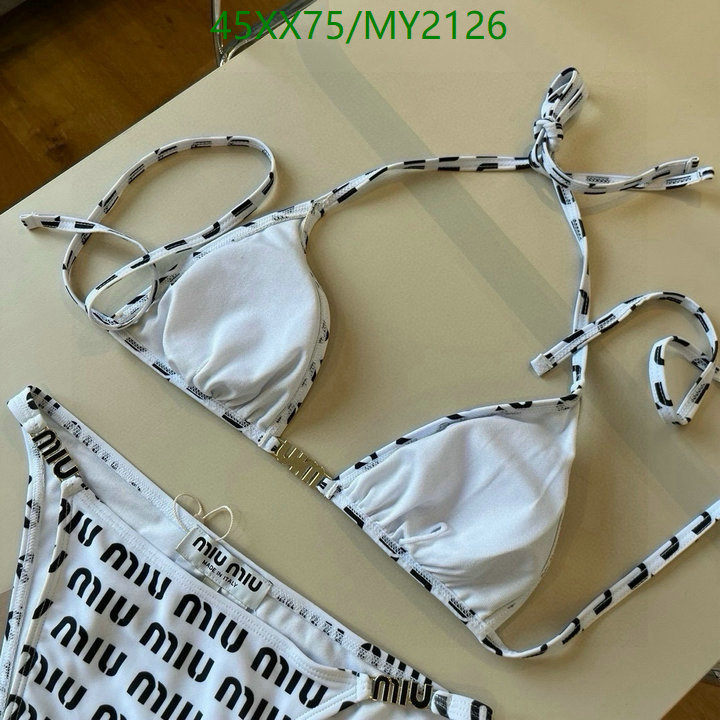 Swimsuit-MIUMIU Code: MY2126 $: 45USD