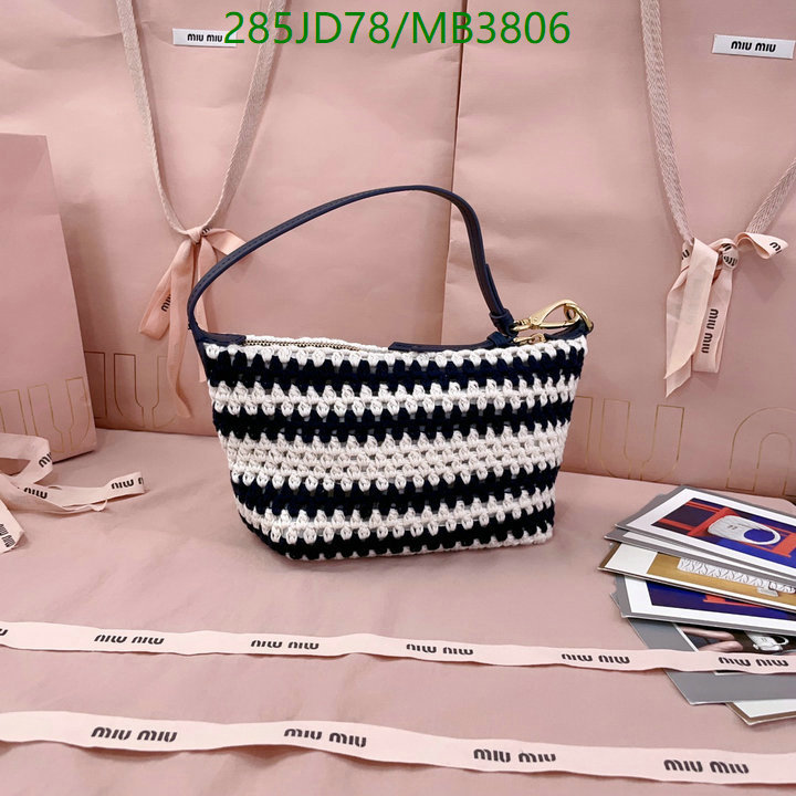Miu Miu Bag-(Mirror)-Handbag- Code: MB3806 $: 285USD