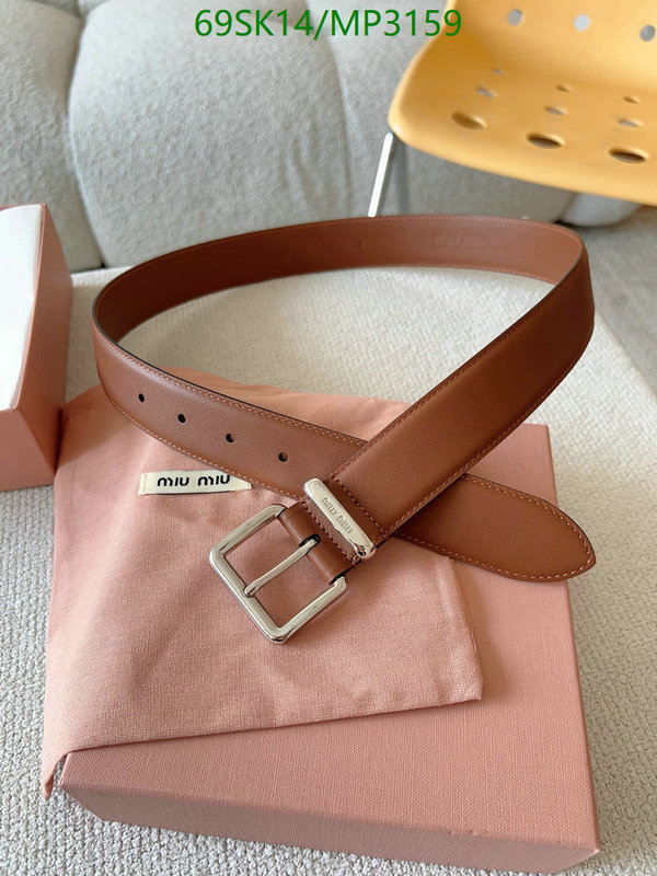 Belts-MIU MIU Code: MP3159 $: 69USD