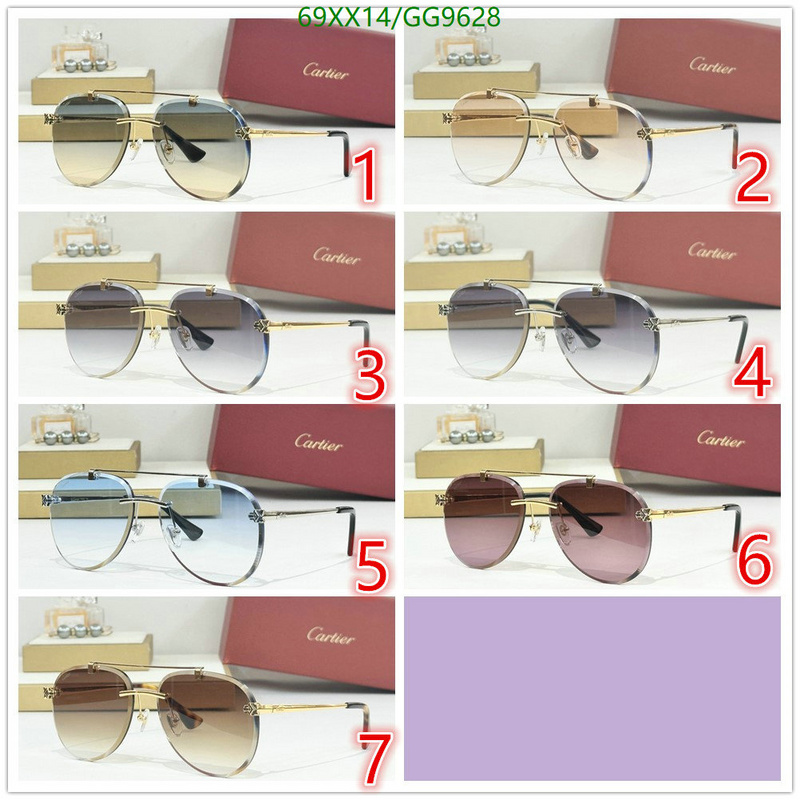 Glasses-Cartier Code: GG9628 $: 69USD