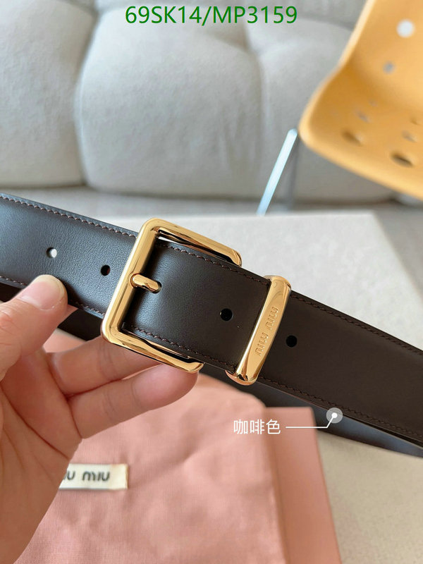 Belts-MIU MIU Code: MP3159 $: 69USD