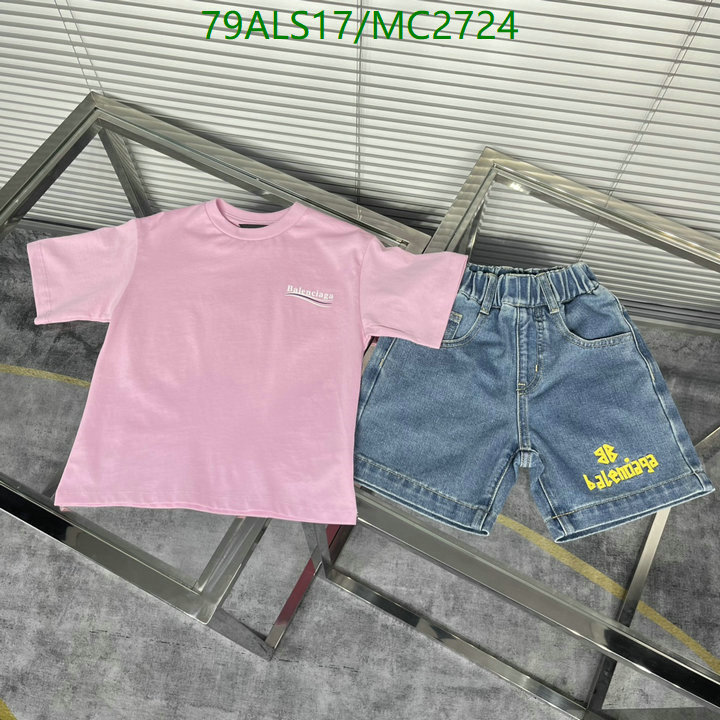 Kids Clothing-Balenciaga Code: MC2724 $: 79USD