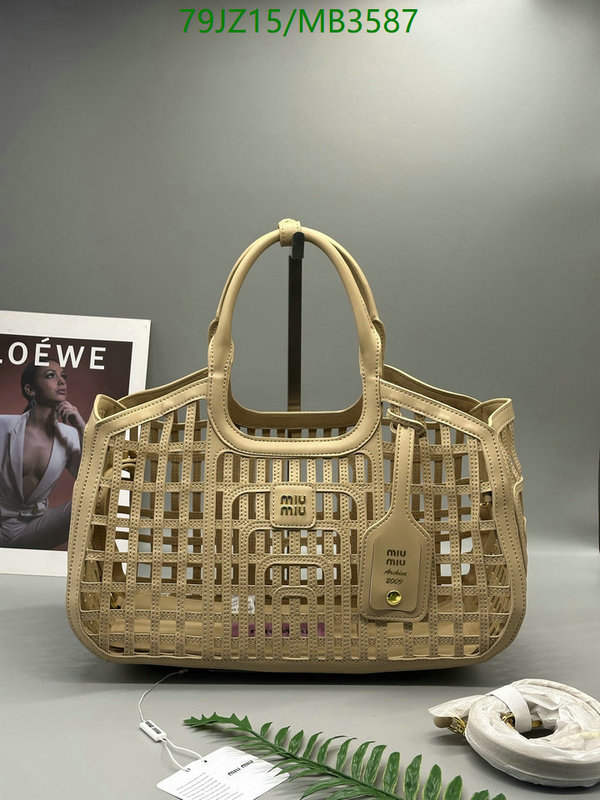 Miu Miu Bag-(4A)-Crossbody- Code: MB3587 $: 79USD