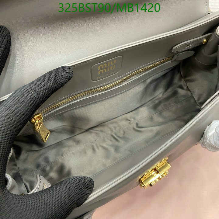 Miu Miu Bag-(Mirror)-Handbag- Code: MB1420 $: 325USD