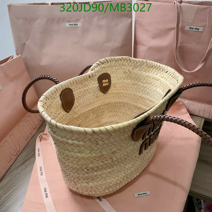 Miu Miu Bag-(Mirror)-Handbag- Code: MB3027 $: 320USD