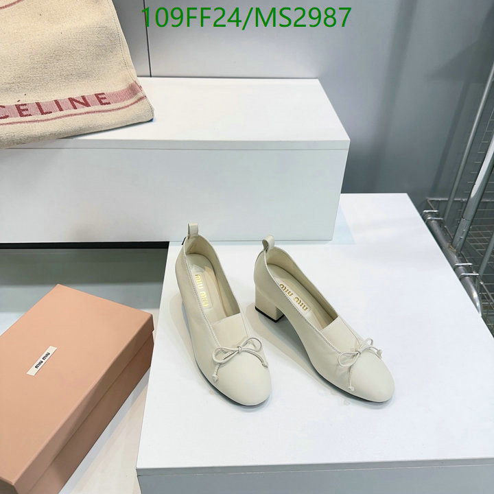 Women Shoes-Miu Miu Code: MS2987 $: 109USD