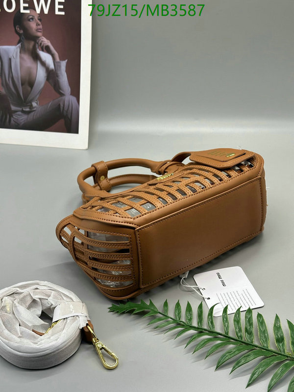 Miu Miu Bag-(4A)-Crossbody- Code: MB3587 $: 79USD