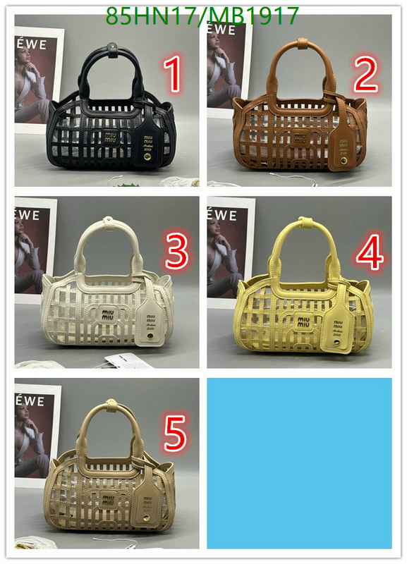 Miu Miu Bag-(4A)-Crossbody- Code: MB1917 $: 85USD