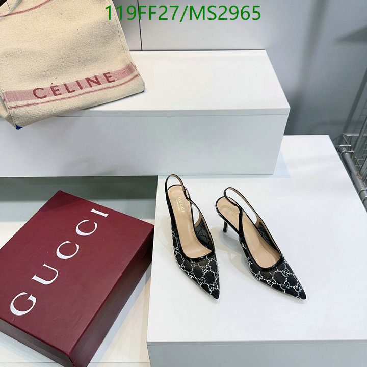 Women Shoes-Gucci Code: MS2965 $: 119USD