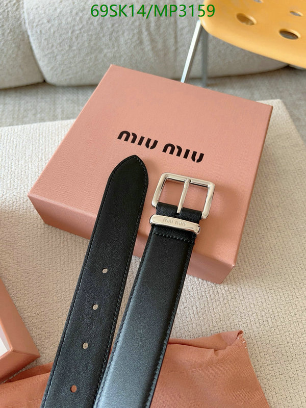 Belts-MIU MIU Code: MP3159 $: 69USD