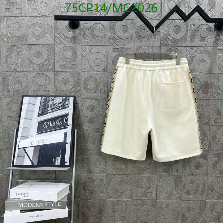 Clothing-Gucci Code: MC2026 $: 75USD