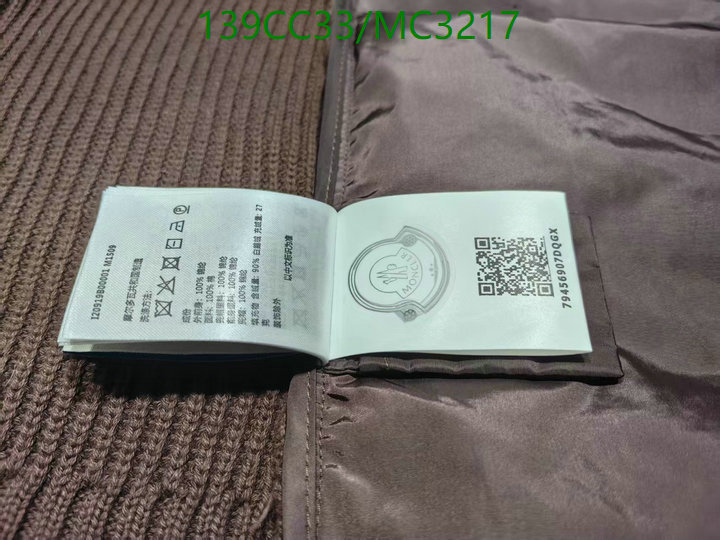Down jacket Men-Moncler Code: MC3217 $: 139USD