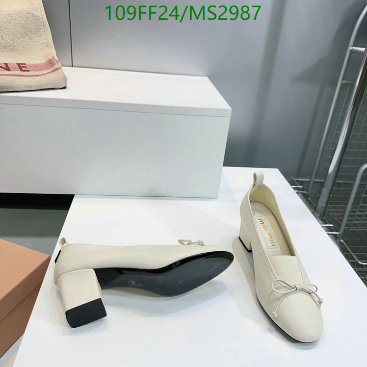 Women Shoes-Miu Miu Code: MS2987 $: 109USD