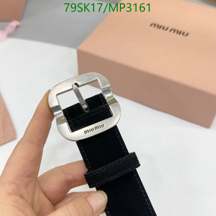Belts-MIU MIU Code: MP3161 $: 79USD