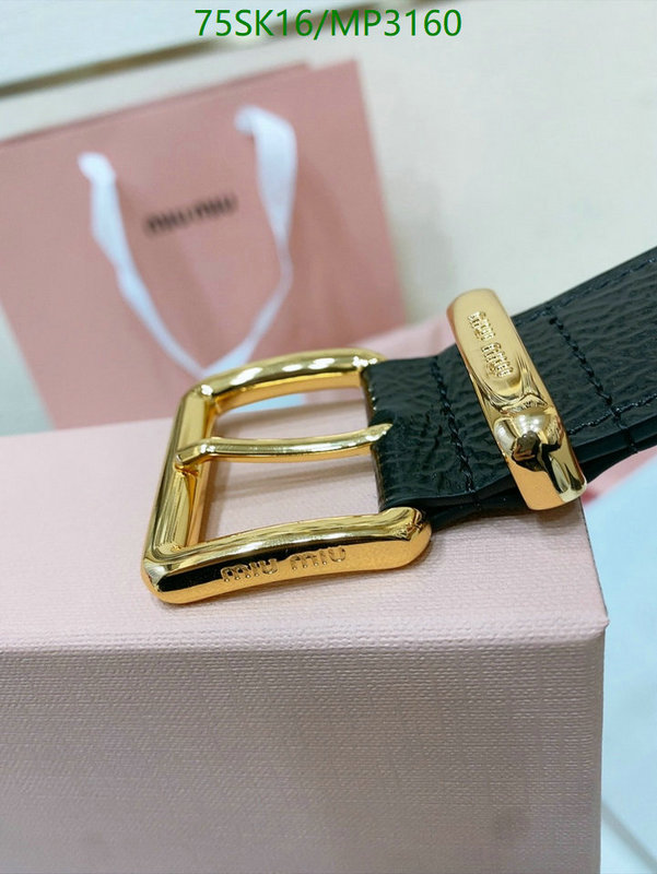 Belts-MIU MIU Code: MP3160 $: 75USD
