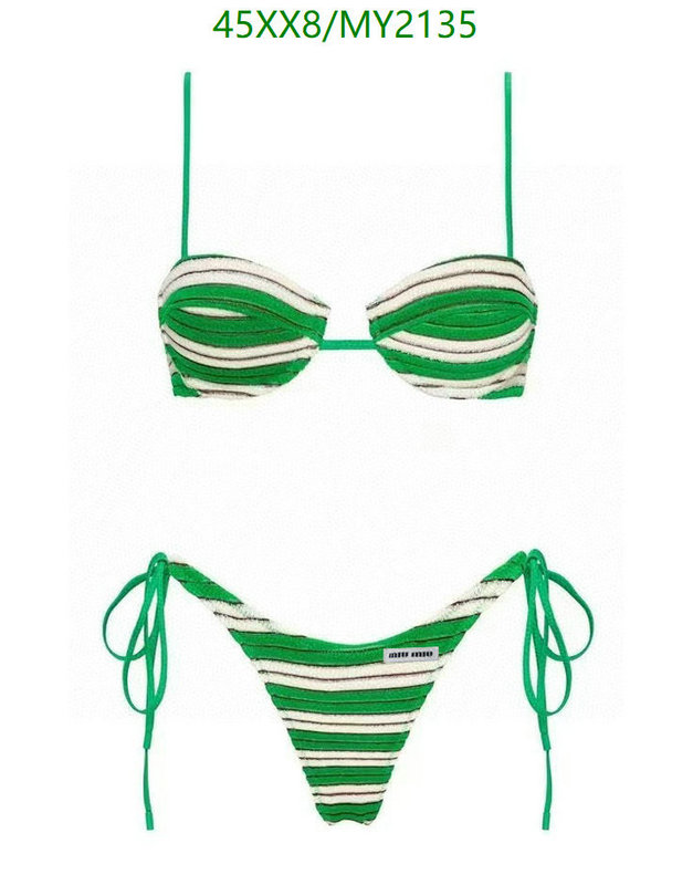 Swimsuit-MIUMIU Code: MY2135 $: 45USD