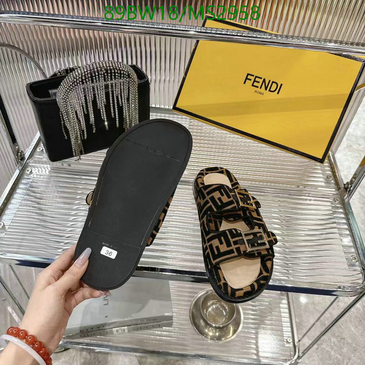 Women Shoes-Fendi Code: MS2958 $: 89USD